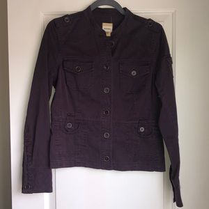 Purple Fossil Utility Jacket M